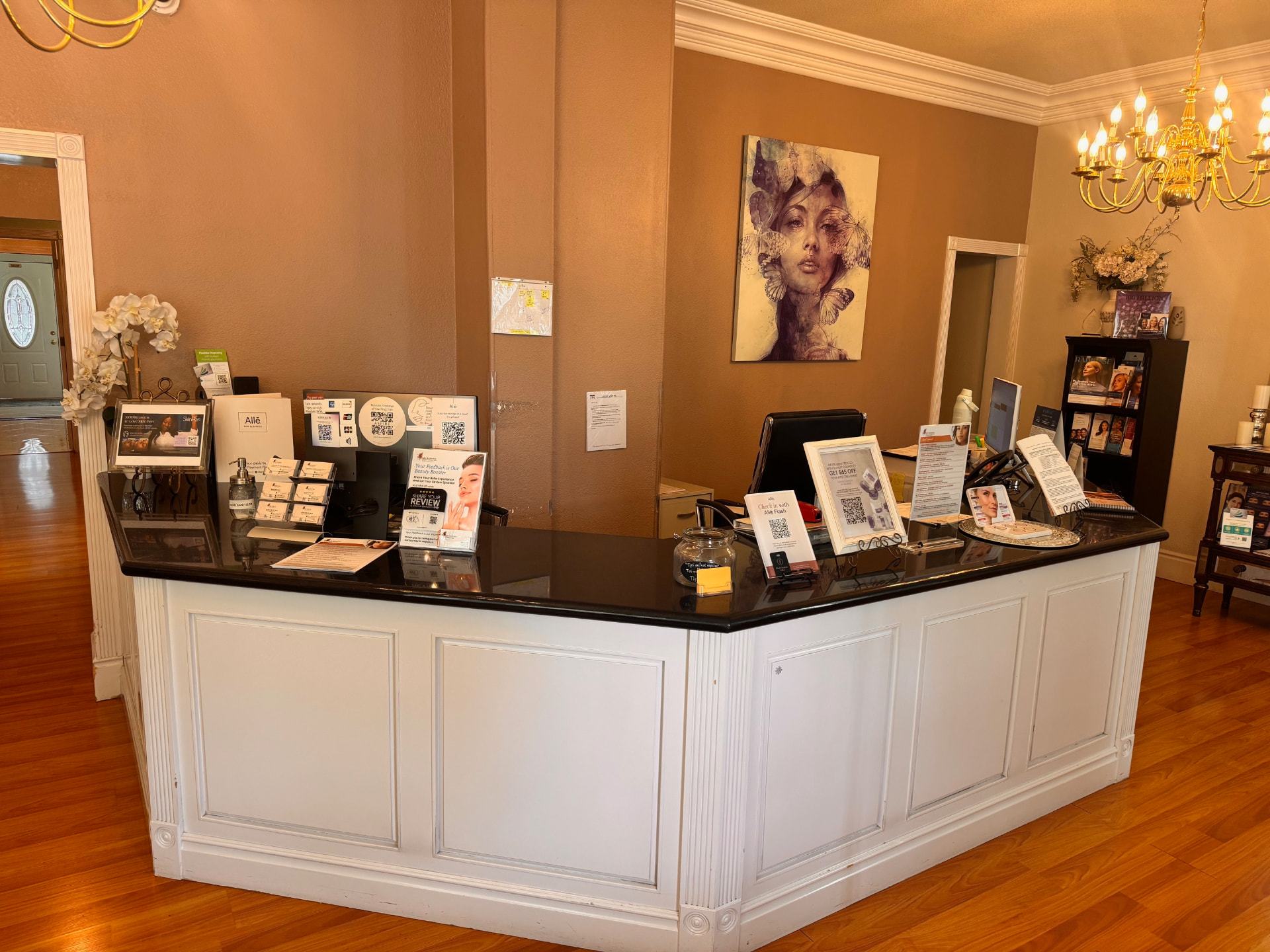 Bella Aesthetica front desk reception